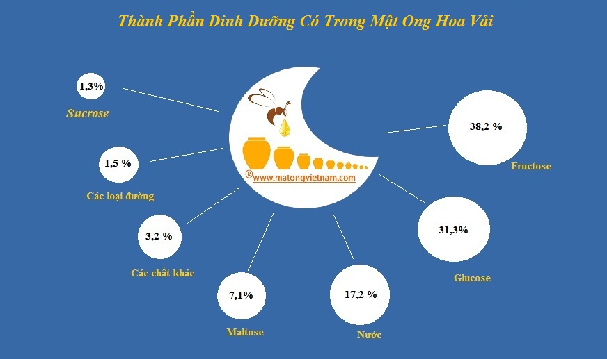 Thành Phần Dinh Dưỡng Trong Mật Ong Hoa Vải Thành Phần Dinh Dưỡng Trong Mật Ong Hoa Vải